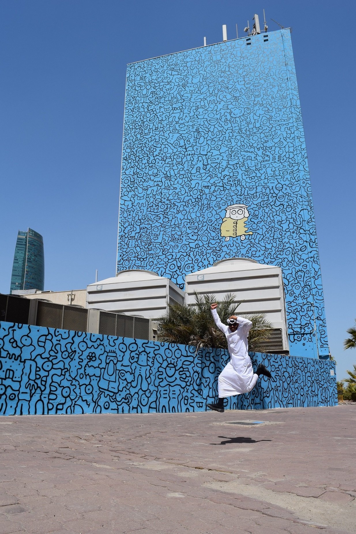 Kuwaiti group transforms barren walls into vibrant murals Mohammed Bin Rashed Al Maktoum